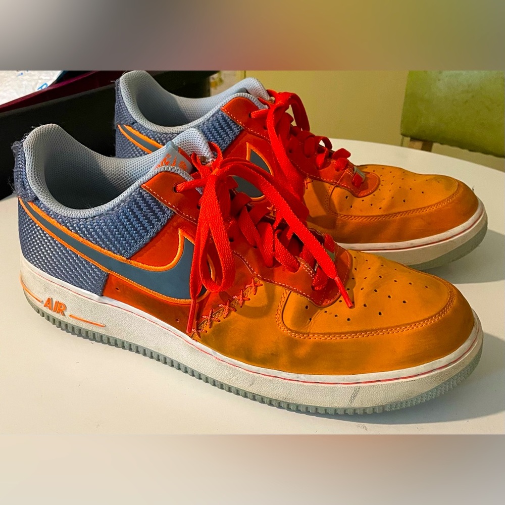 Nike Air Force 1 - Orange/Blue - Size 13
